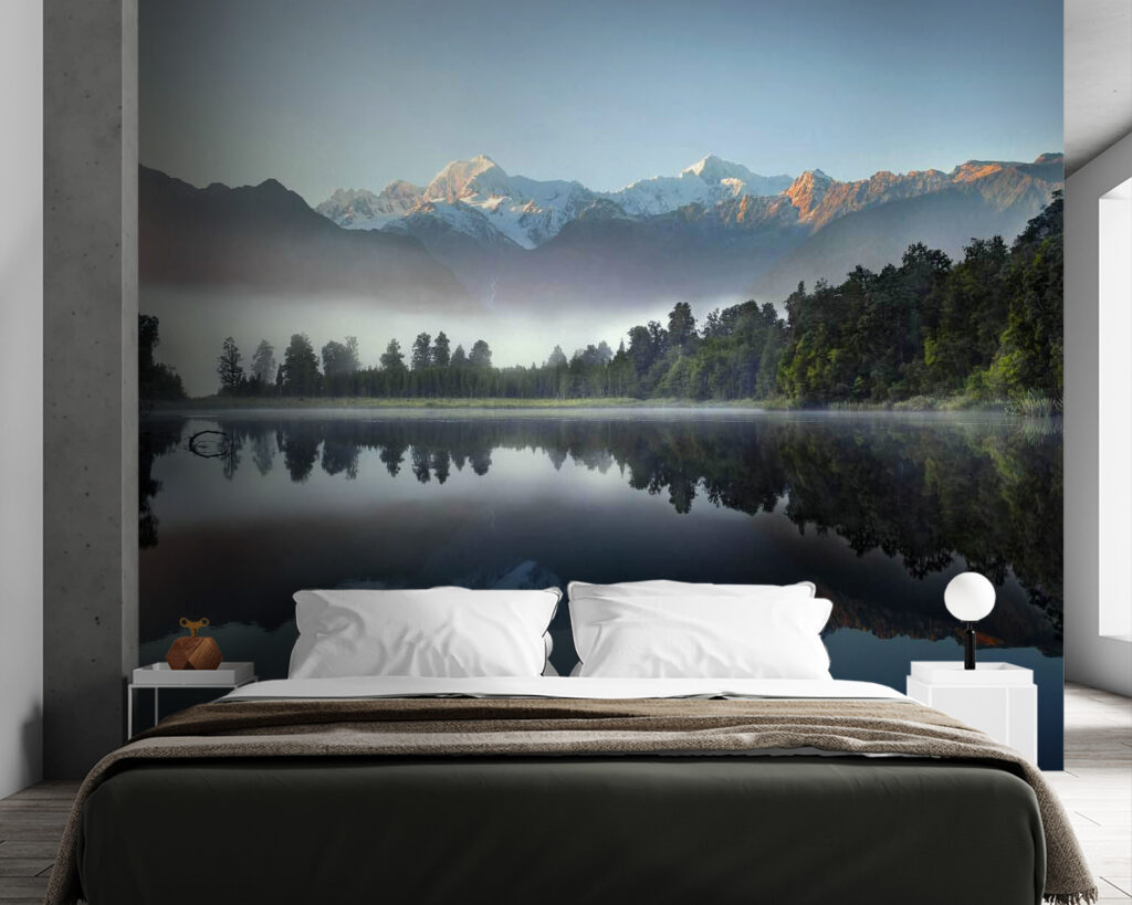 u53417pib84m 1024x819 - Lake with trees and mountains in the background - tegory