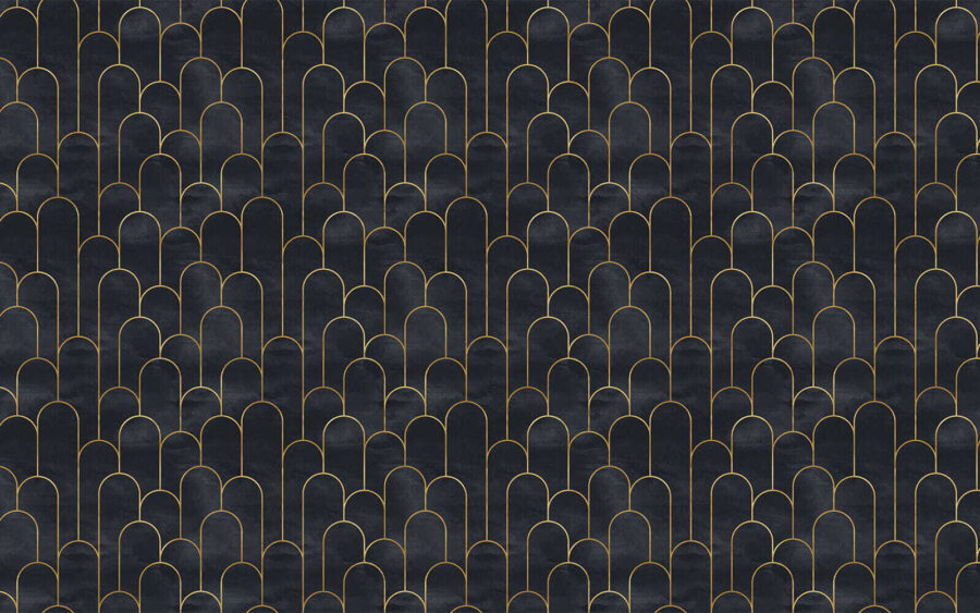 Elegant Arches in Midnight Hue