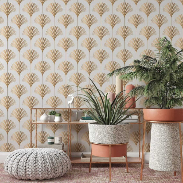 Pattern of orange and white leaves u53277pig1m 600x600 - Pattern of orange and white leaves - tegory