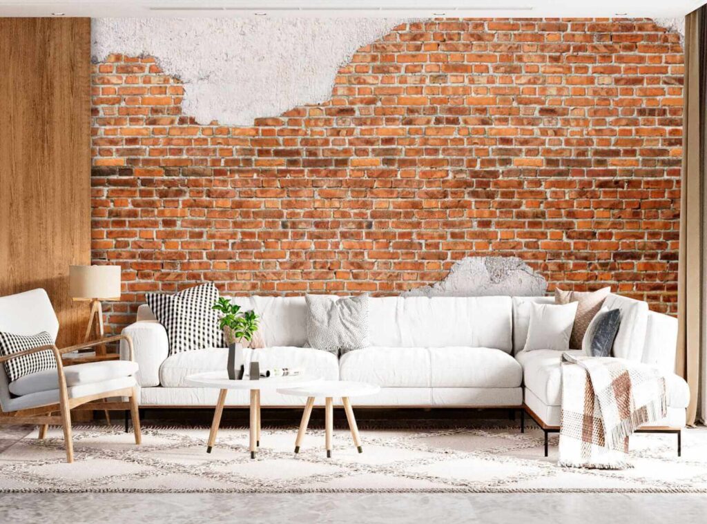 Brick wall with a white layer u53033pig1 1024x759 - Brick wall with a white layer - tegory
