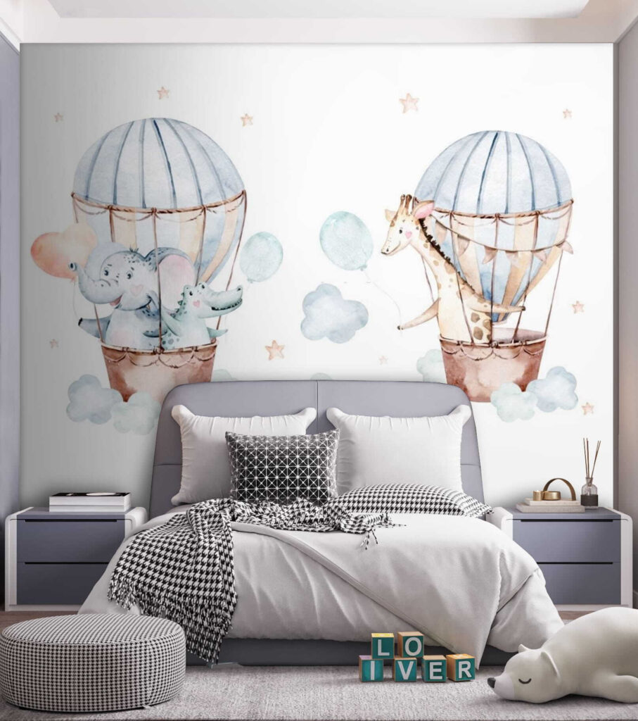 Couple of animals in hot air balloons u51420pir1m 907x1024 - Couple of animals in hot air balloons - tegory