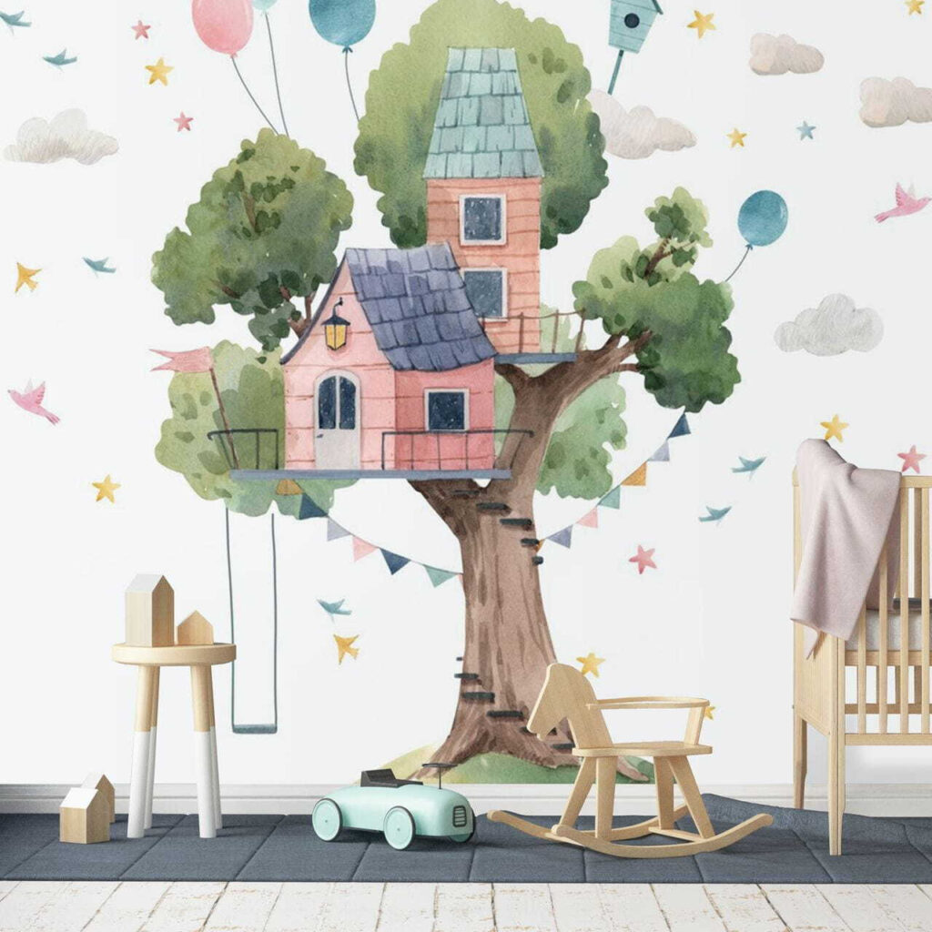 u51254pir2 1024x1024 - Watercolor painting of a tree house - tegory