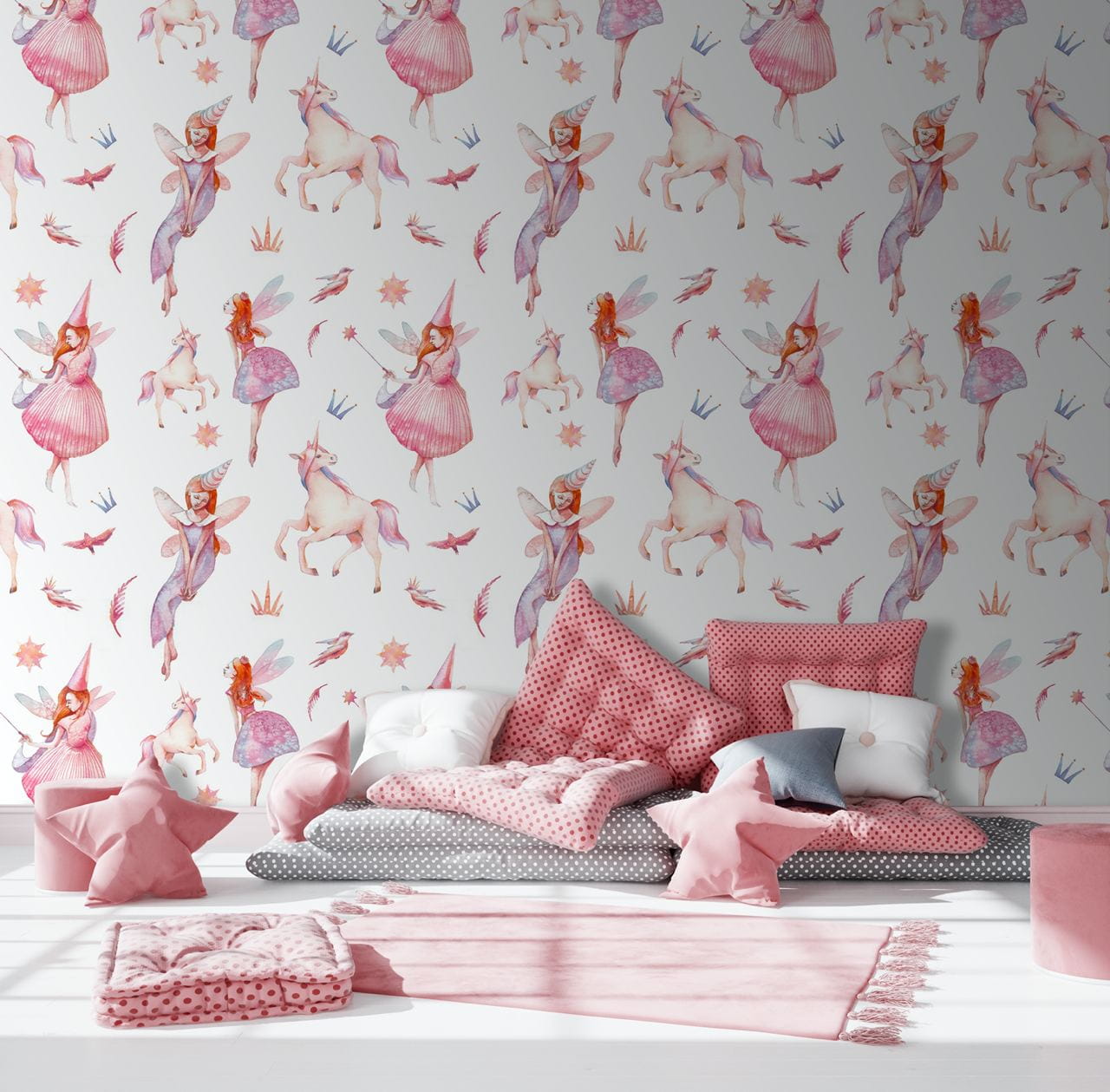 u51244pir1m - Pattern of fairies and unicorns - tegory