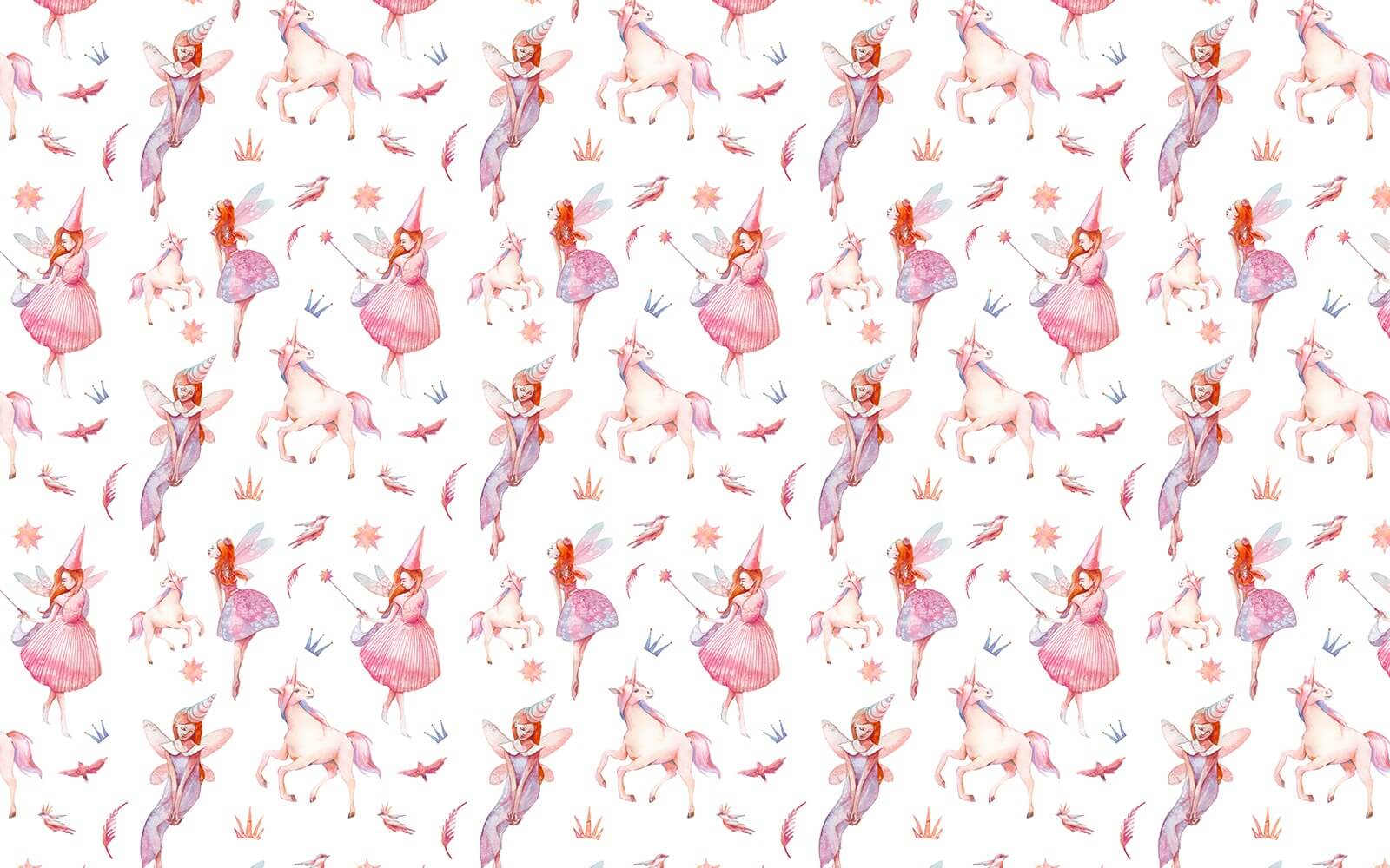 u51244p - Pattern of fairies and unicorns - tegory