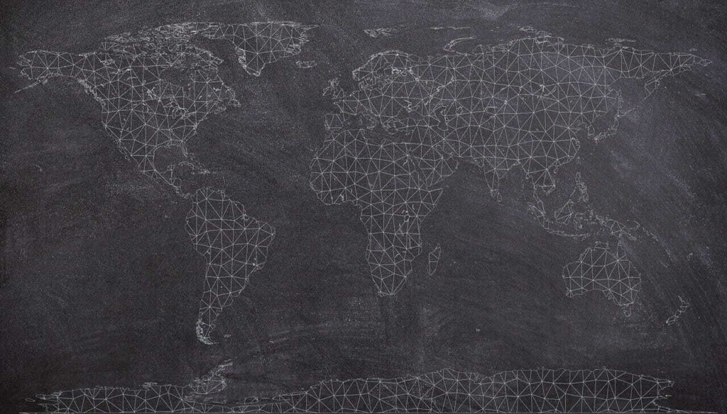 Map of the world Map of the world