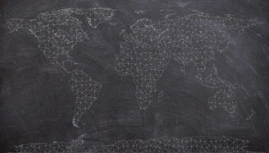 Map of the world Map of the world