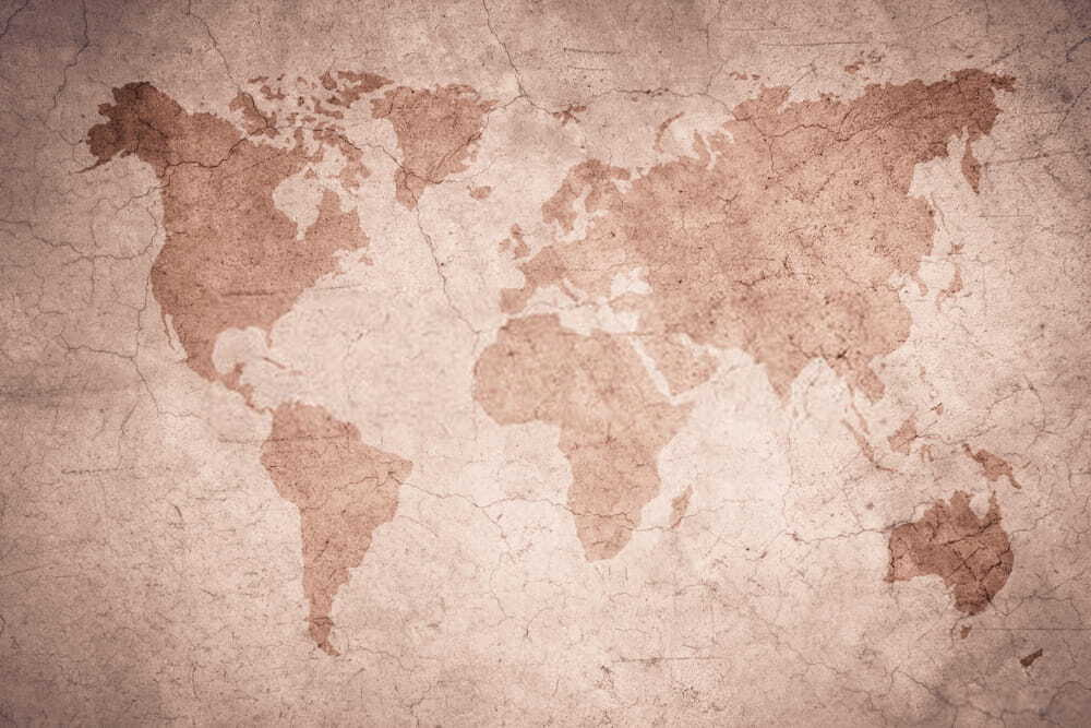 Map of the world Map of the world