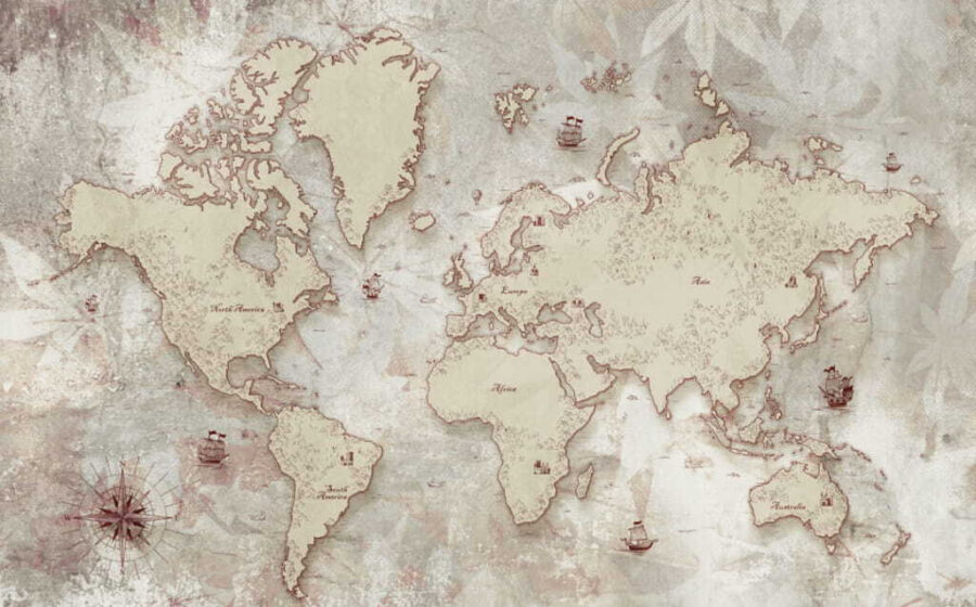 Wall murals Map of the world - Image 3