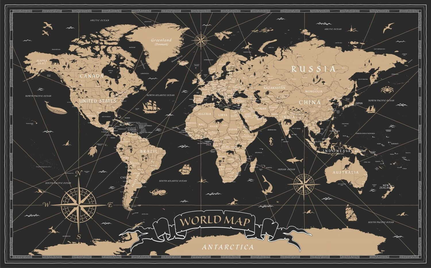 Map of the world
