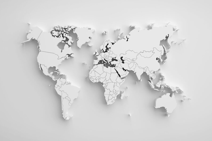 Map of the world