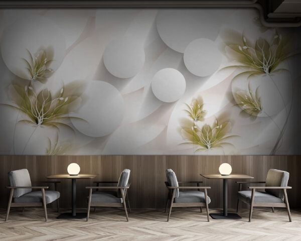 White and green floral design u49957piz137m 600x480 - White and green floral design - tegory