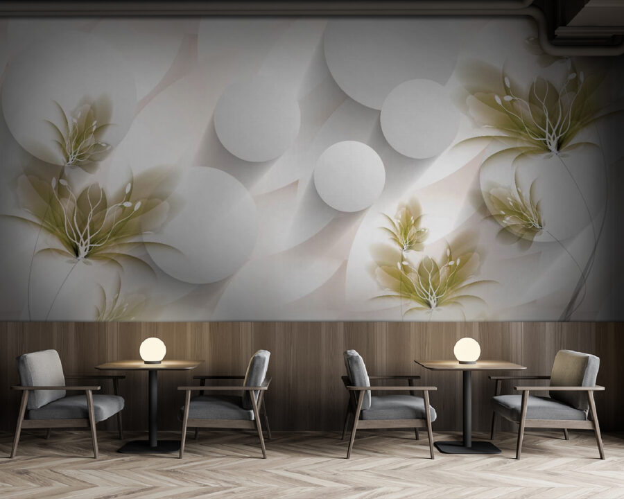White and green floral design u49957piz137m 900x720 - White and green floral design - tegory