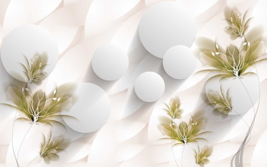 White and green floral design u49957p 900x562 - White and green floral design - tegory