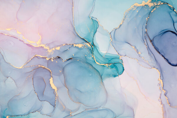 Serene abstract waves of cool colors. Serene abstract waves of cool colors.