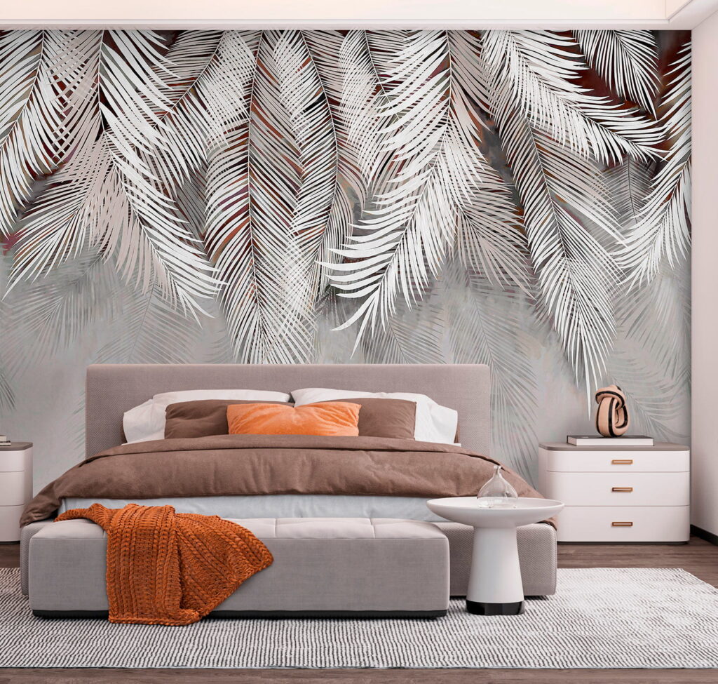 White feather on a gray surface White feather on a gray surface