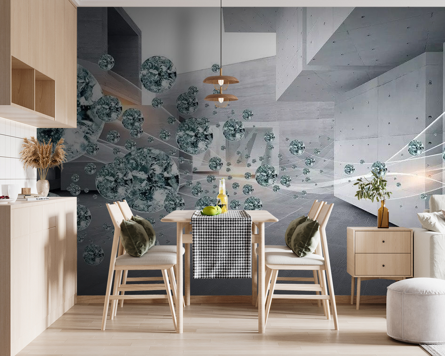 Large diamond cluster in a room u48228pik119m - Large diamond cluster in a room - tegory