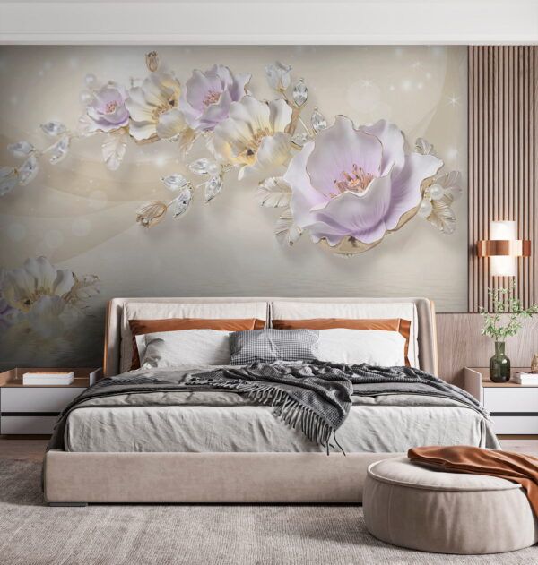 Delicate blossoms on tranquil waters Delicate blossoms on tranquil waters