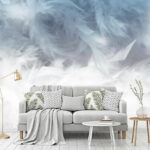 Wall murals Soft textures in soothing colors