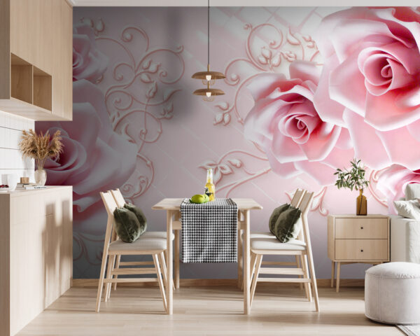 Delicate roses on a soft background. Delicate roses on a soft background.