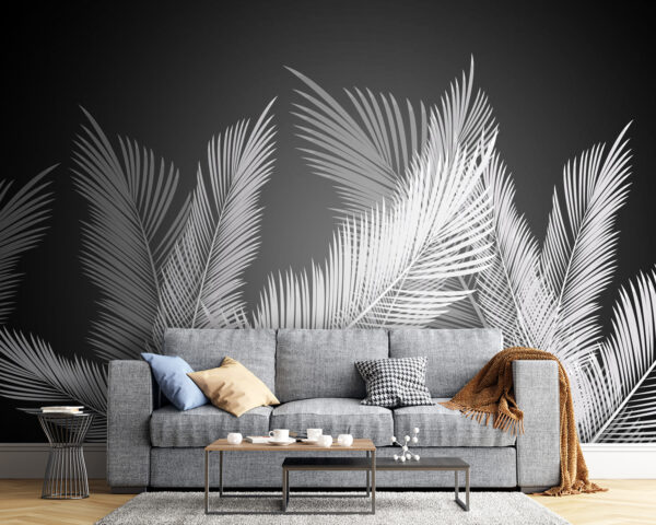 White feathers on a black background u47260pig54 600x480 - White feathers on a black background - tegory