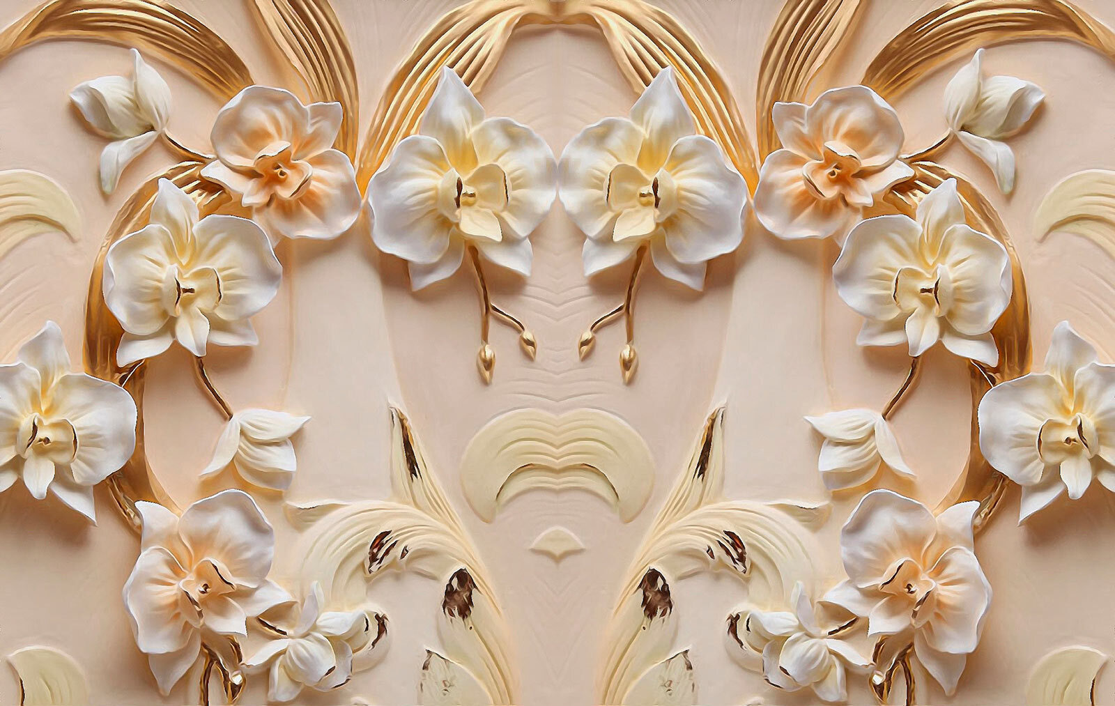 Delicate floral design in soft hues u44512p - Delicate floral design in soft hues - tegory