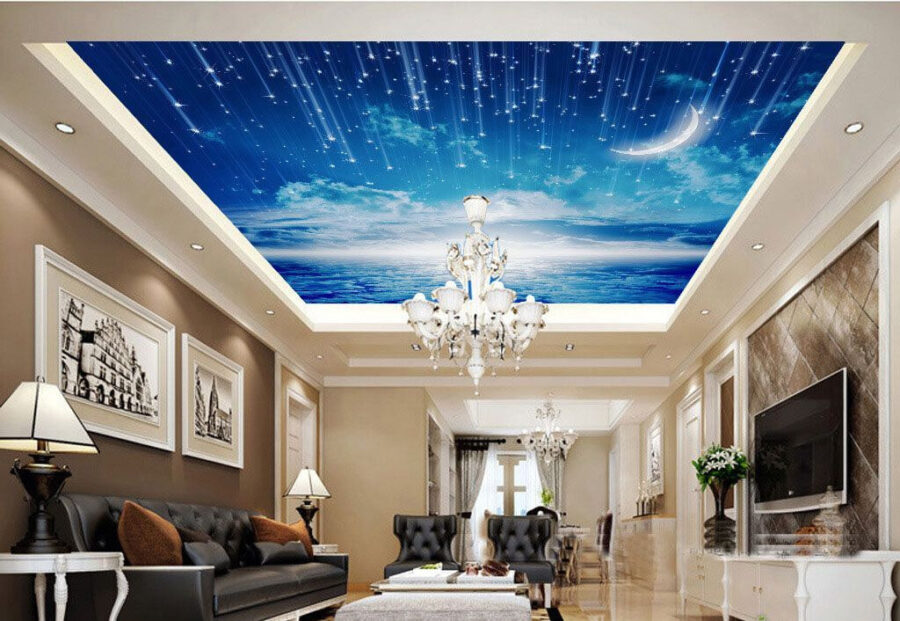 Moon and stars in the sky u44045pig1m 900x621 - Moon and stars in the sky - tegory