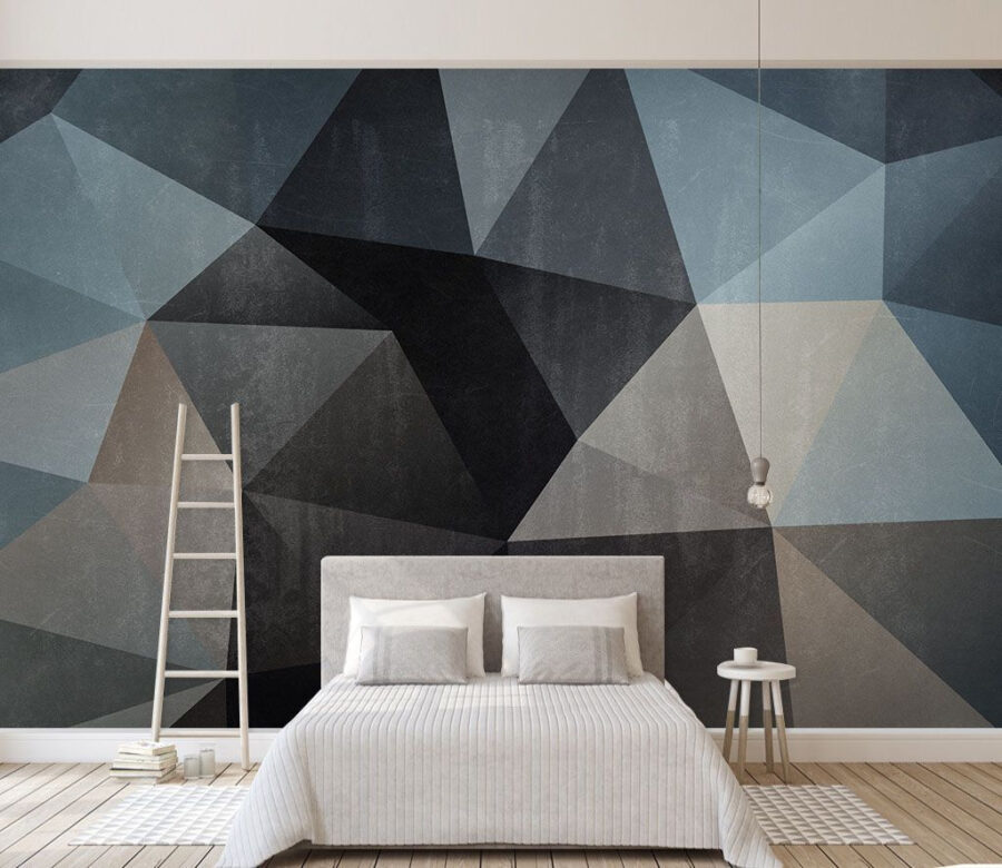 Black and grey triangle pattern Black and grey triangle pattern
