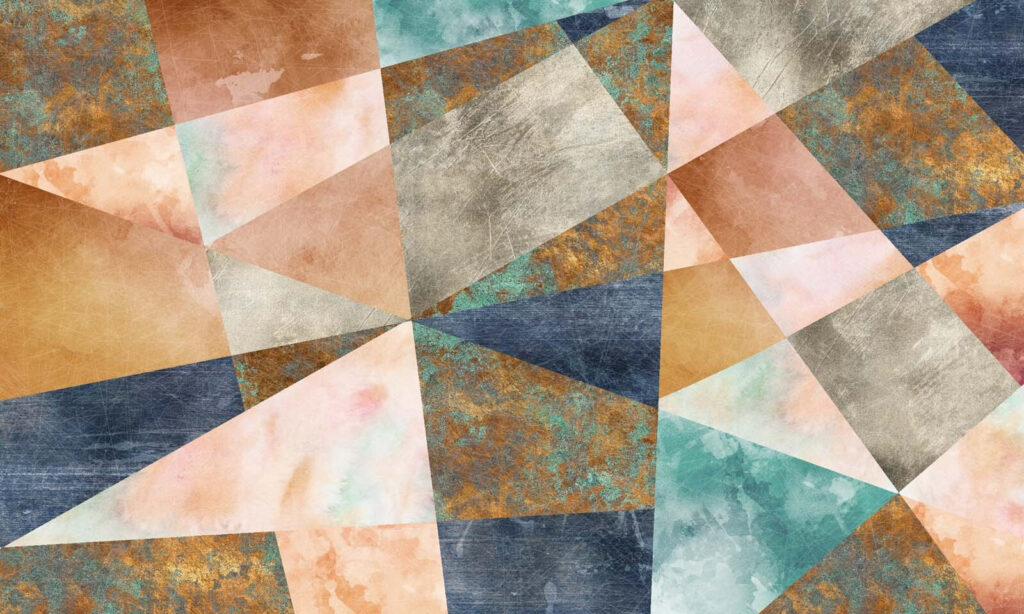Colorful pattern with triangles Colorful pattern with triangles