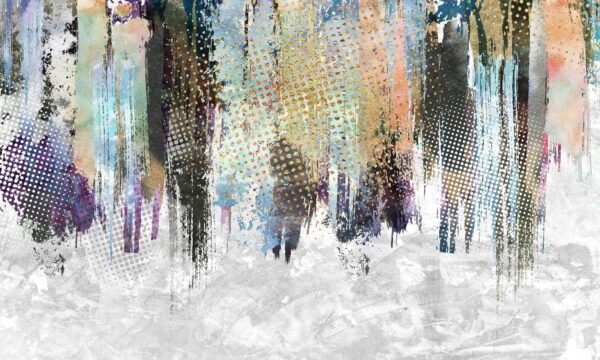 Abstract hues blend in harmony Abstract hues blend in harmony
