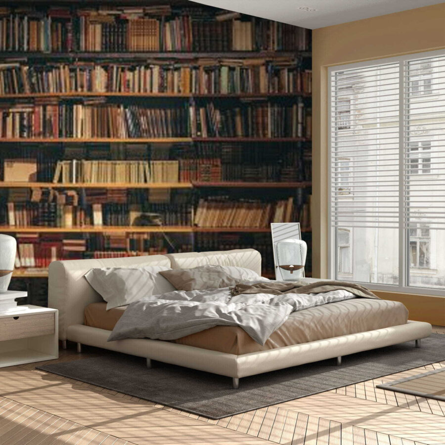 Large bookcase full of books Large bookcase full of books