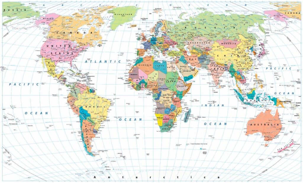 Map of the world