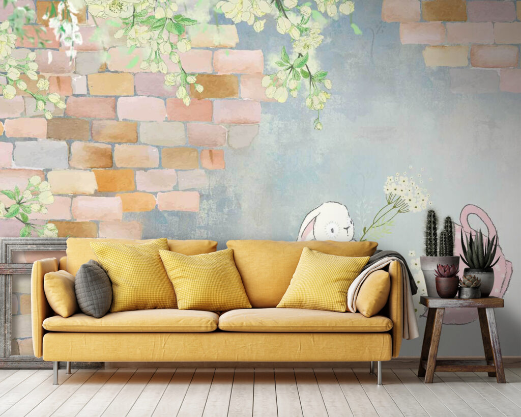 u38904pig36 1024x819 - Cartoon rabbit and a house with flowers - tegory