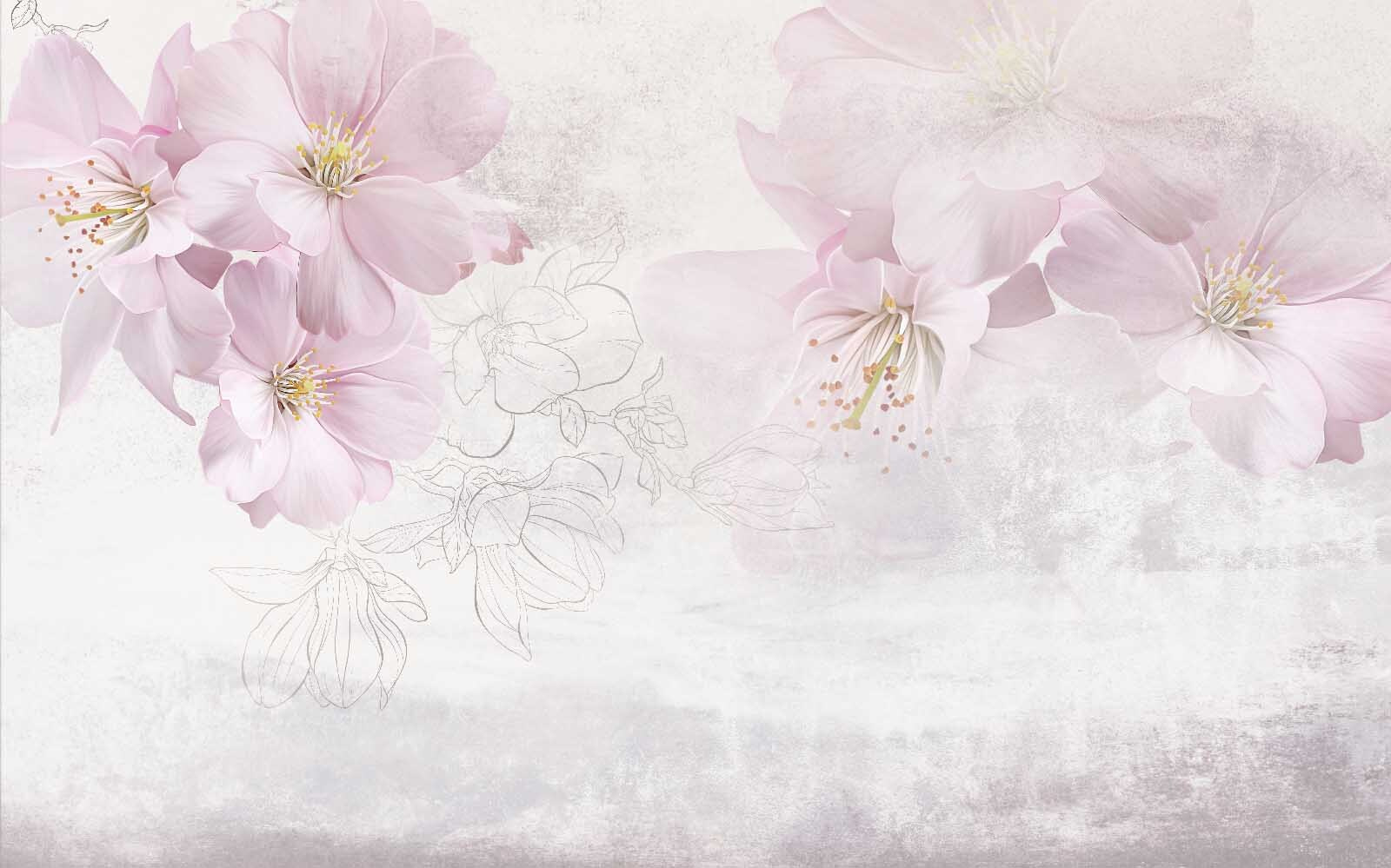 u36523p - Delicate blossoms dancing in the breeze - tegory