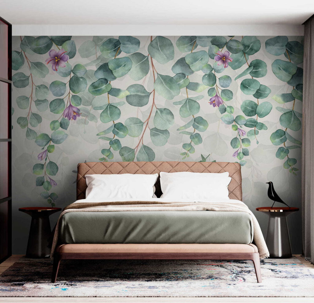 Delicate florals and vibrant foliage