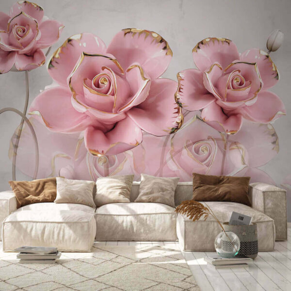 Group of pink flowers u34215pig2 600x600 - Group of pink flowers - tegory