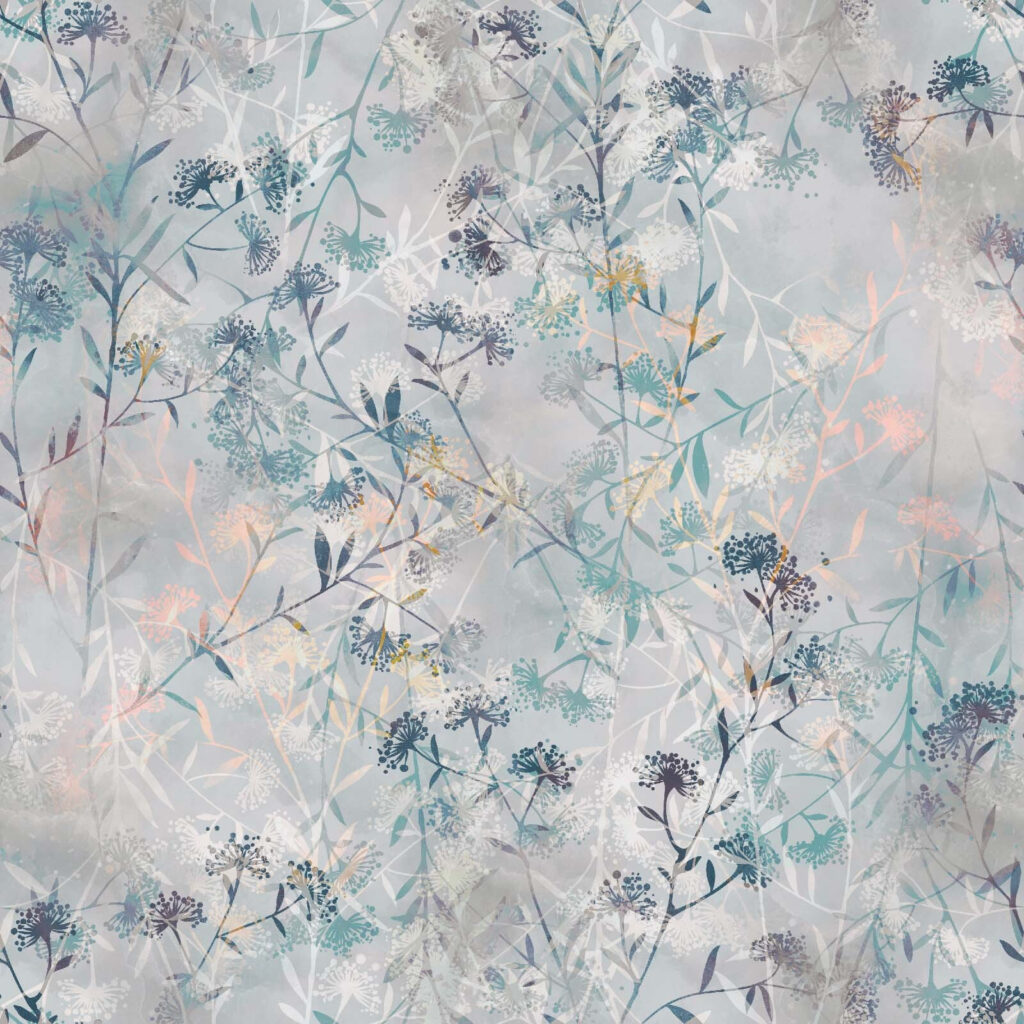 Pattern of flowers and leaves Pattern of flowers and leaves