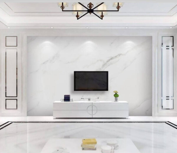 Wall murals White marble surface with black veins (SKU: u33409) Wall murals Wall murals White marble surface with black veins (SKU: u33409)