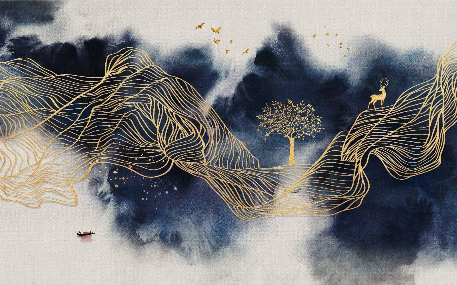 u32769p - Dreamy landscape with serene elements - tegory