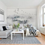 Wall murals Birds flying in the sky