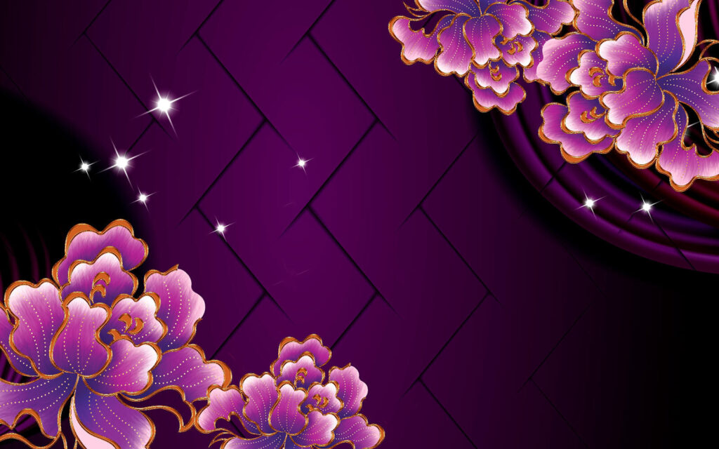 u32413p 1024x640 - Floral elegance on a deep backdrop - tegory