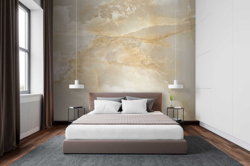 Soft hues blend in natural patterns