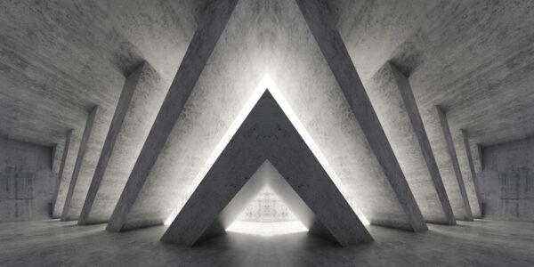 Room with a triangular structure Room with a triangular structure