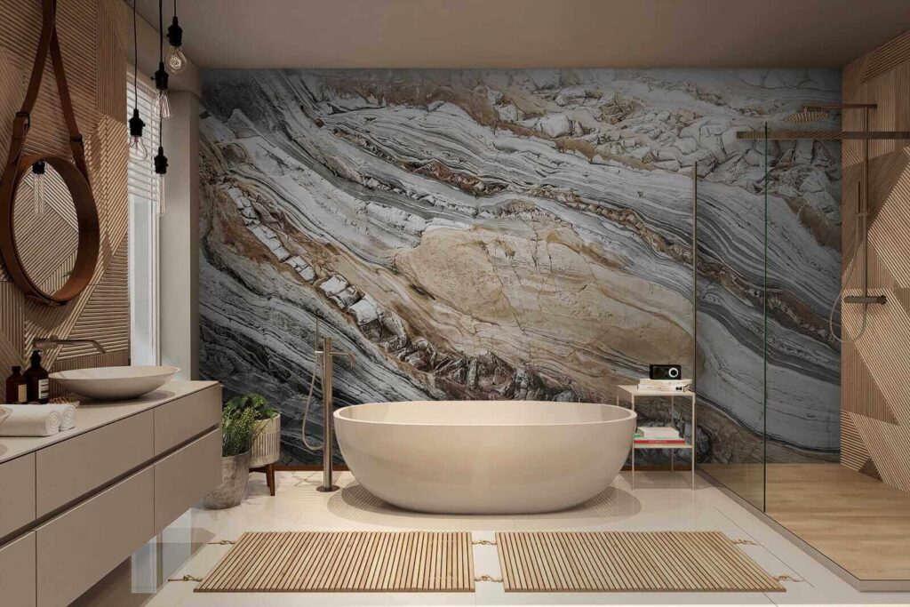 Striking patterns in natural stone