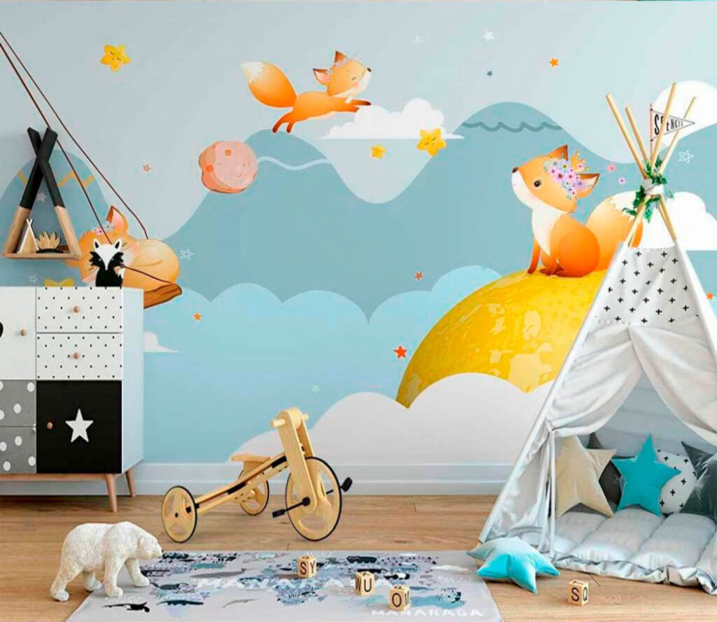 u30386pir2 1024x888 - Cartoon of foxes on a moon - tegory