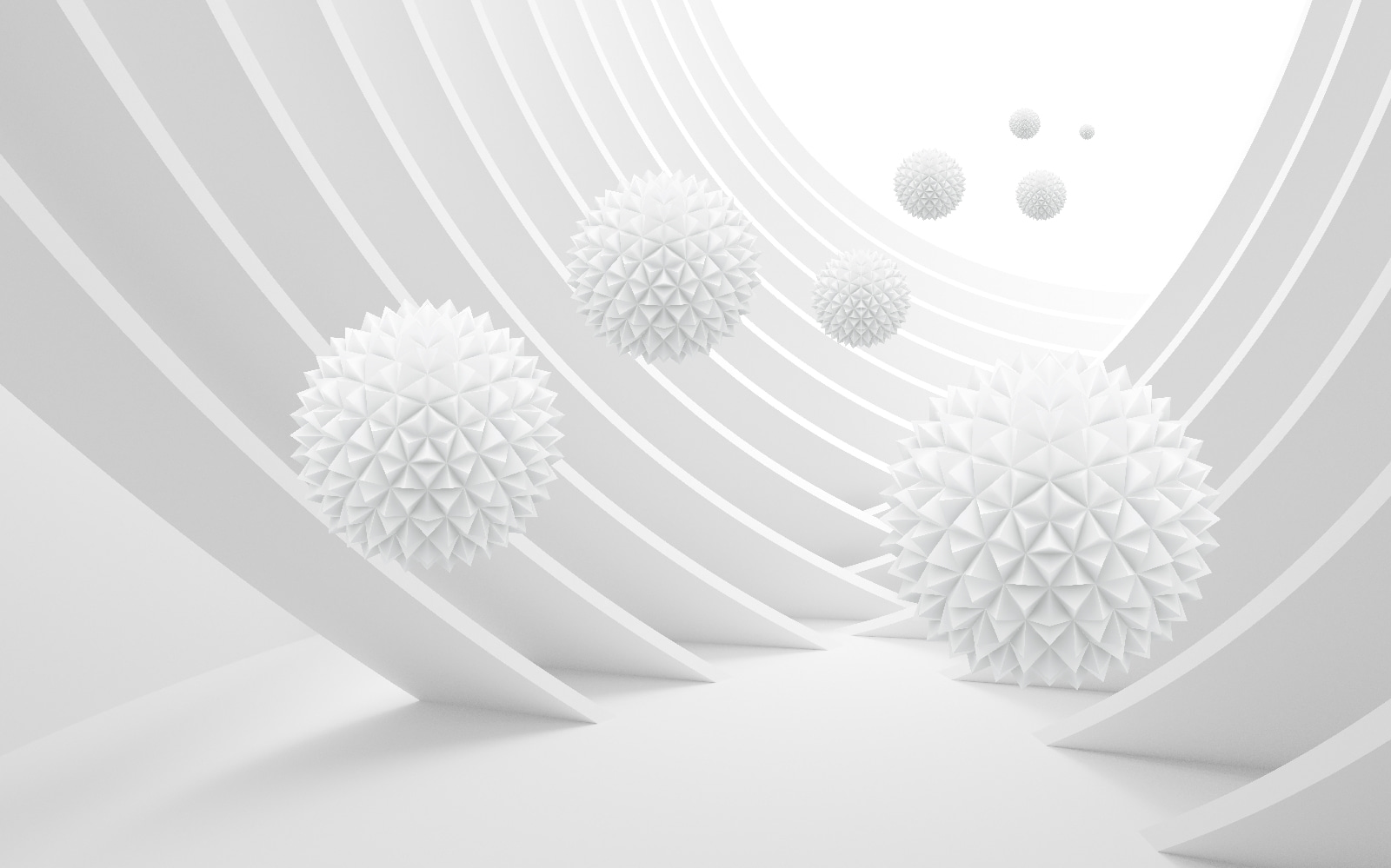 u28778p - White spheres in a white room - tegory