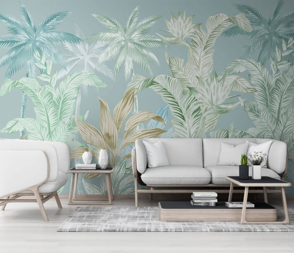 u27255pig1m - Wallpaper with palm trees - tegory