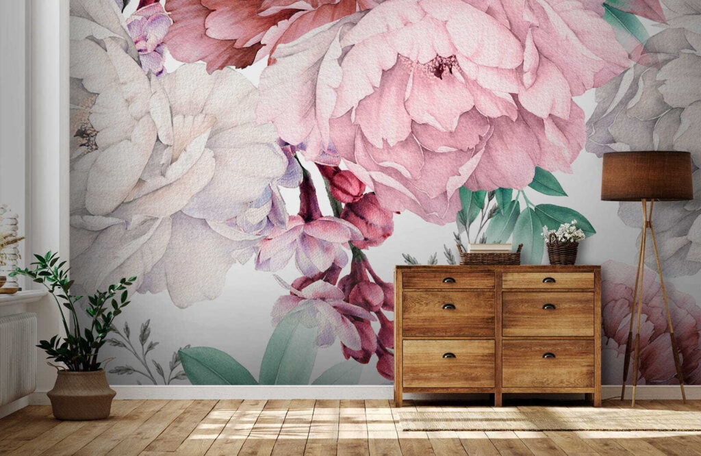 Colorful floral elegance in bloom Colorful floral elegance in bloom