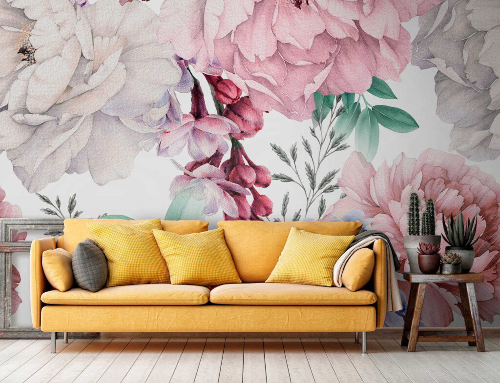 Colorful floral elegance in bloom Colorful floral elegance in bloom