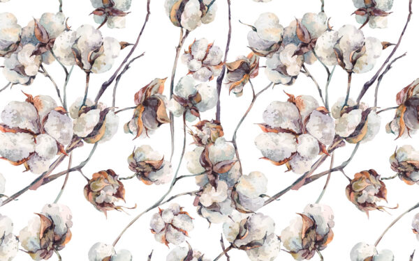 Pattern of cotton flowers u25957p 600x375 - Pattern of cotton flowers - tegory