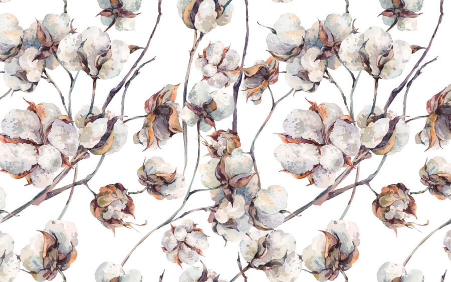 Pattern of cotton flowers u25957p 900x563 - Pattern of cotton flowers - tegory